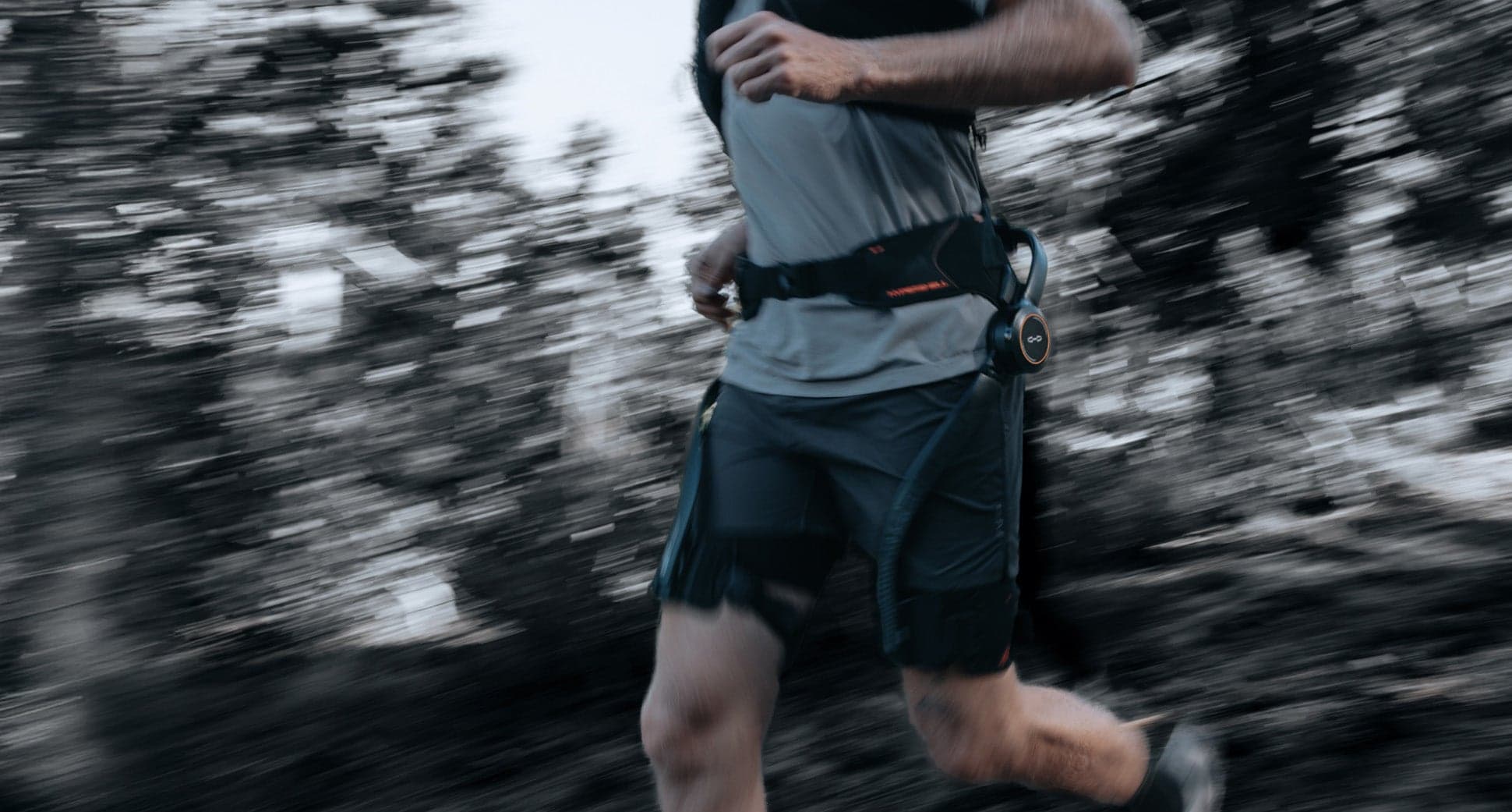 Тестовый забег с экзоскелетом